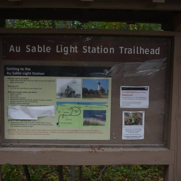 Near Au Sable Light Station Trail Near Au Sable Light Station Trail