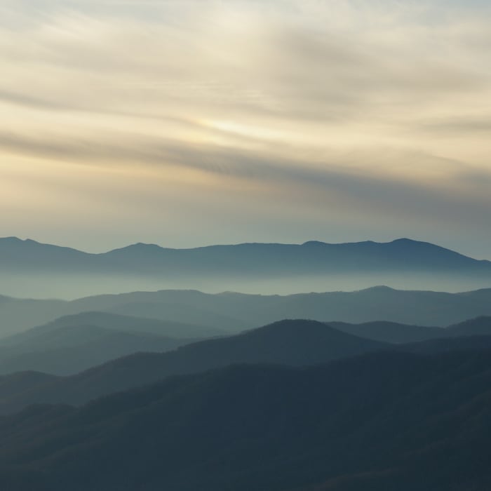 From Table Rock Near Linville Gorge Wilderness Loop
