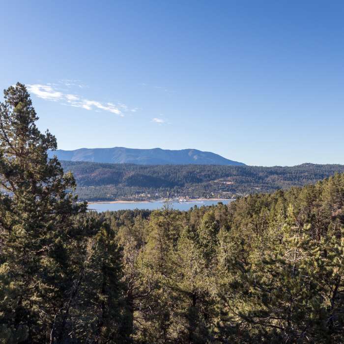 Big Bear Lake from Cougar Crest Trail Near Cougar Crest Trail