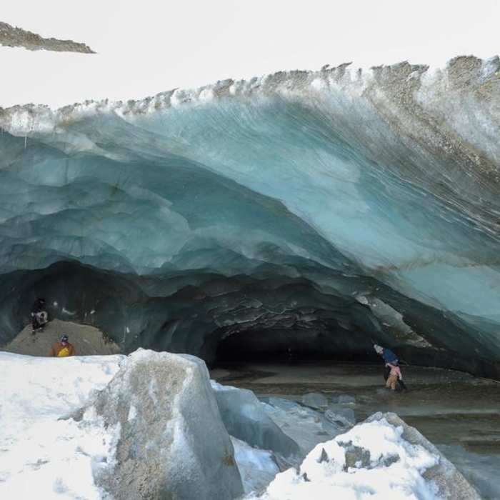 Near Castner Glacier Caves Near Castner Glacier Caves