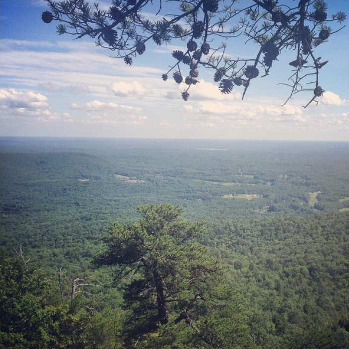 View from Hanging Rock Near Hanging Rock Trail