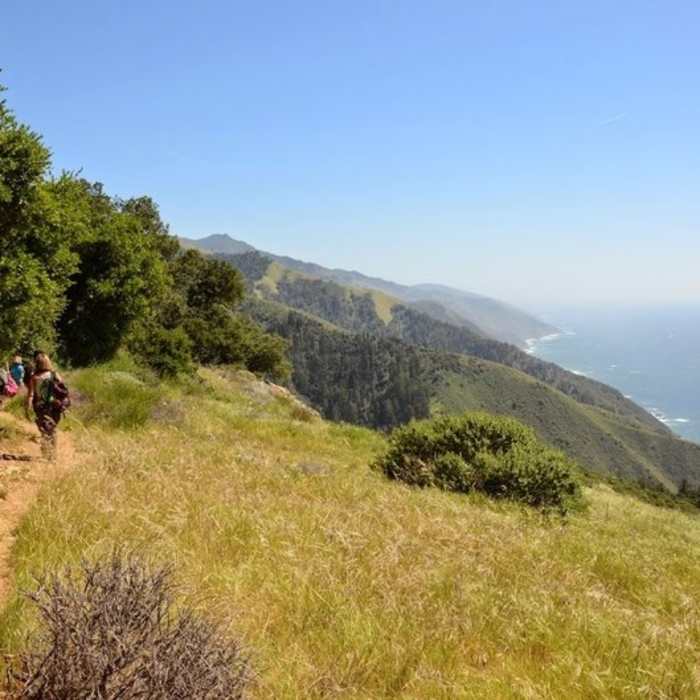 Walking along Overlook Trail. Near Ewoldsen Loop