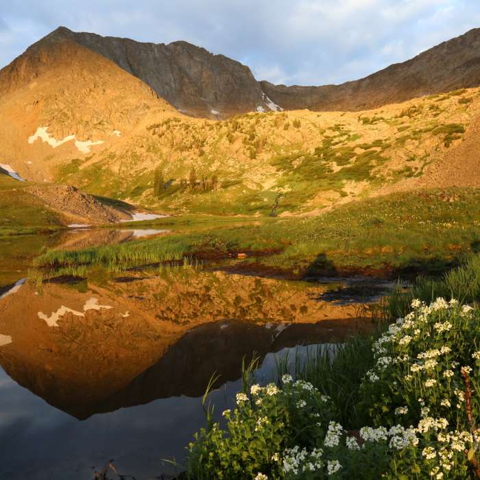 Near Crags Campground to American Lakes