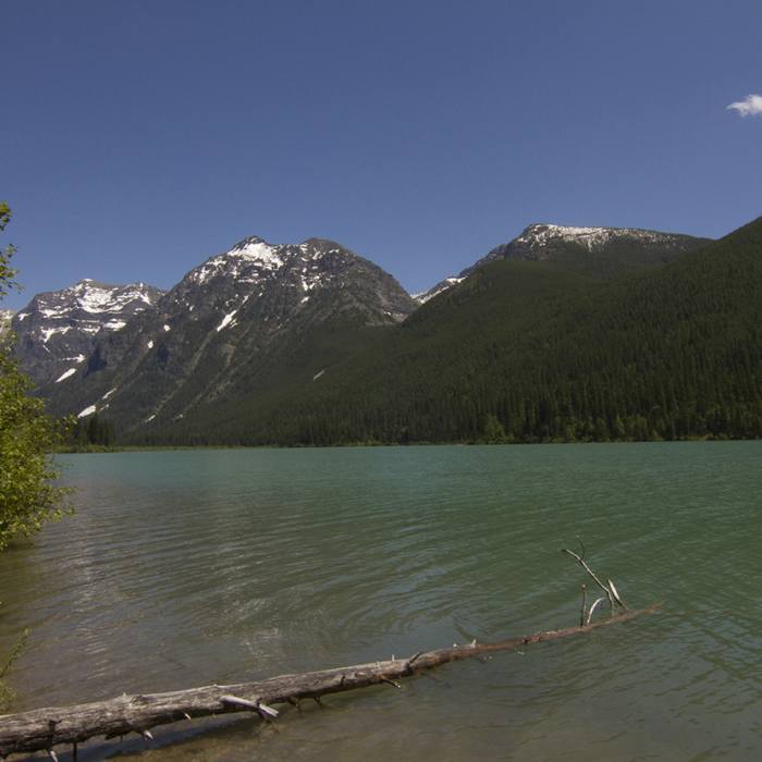 View on the shores of Harrison Lake. Near Harrison Lake