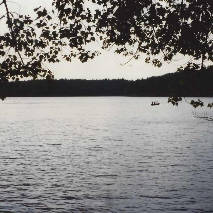 View of the pond Near Walden Pond