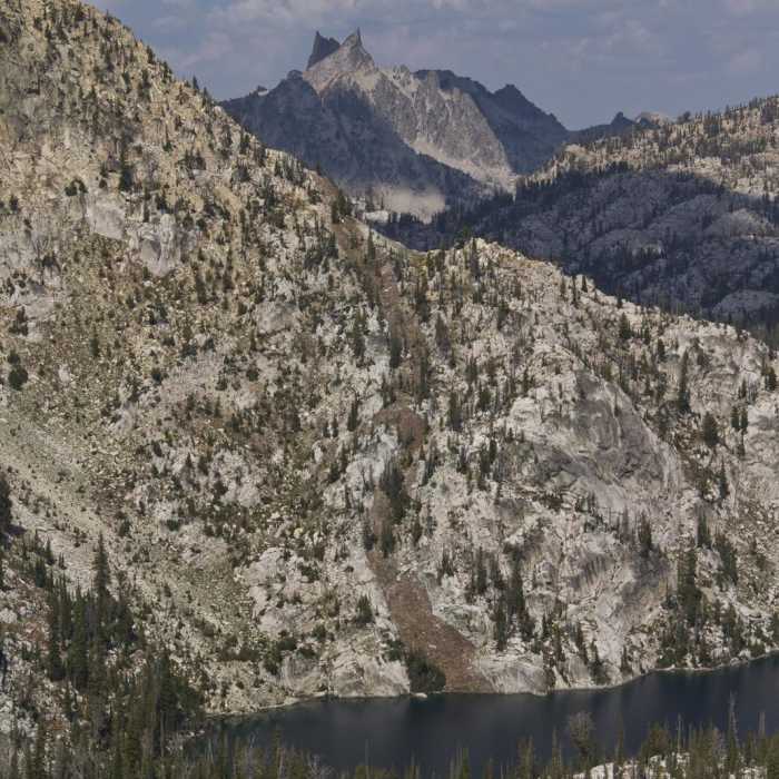 Near South Fork of the Payette River, Ardeth Lake and the Spangle Divide
