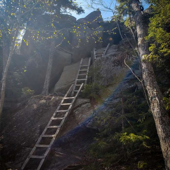 Near Squam Range Extended Loop Hike via Crawford Ridgepole Trail Near Squam Range Extended Loop Hike via Crawford Ridgepole Trail