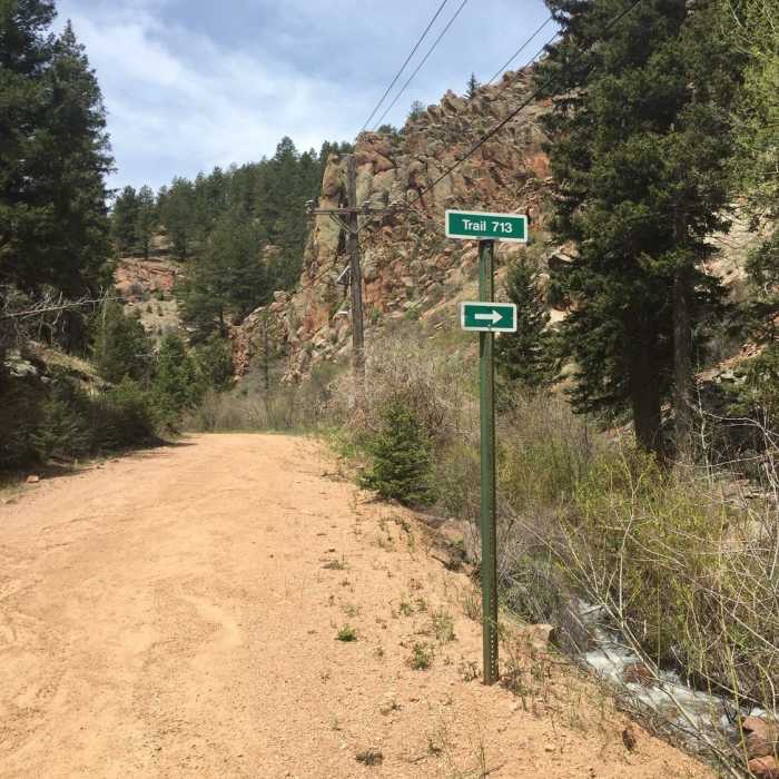 Near West Monument Creek Trail (TR 713)
