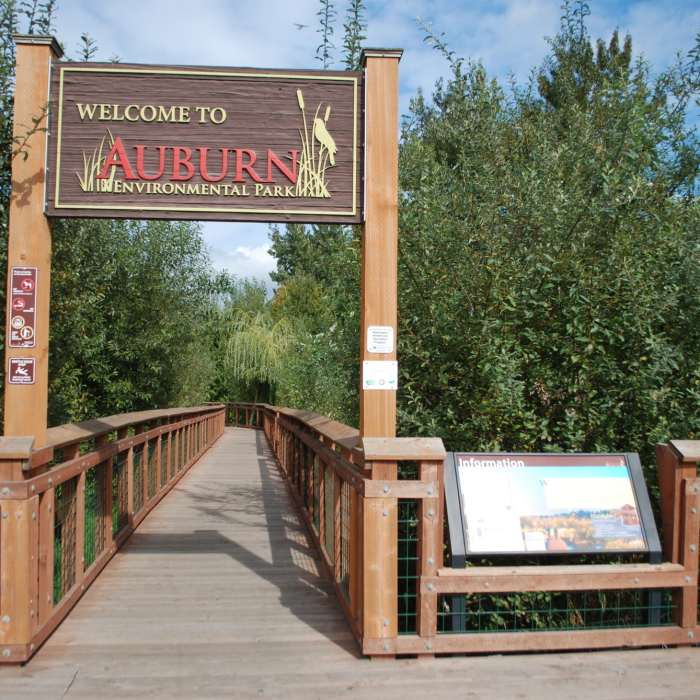 Near Auburn Environmental Park Boardwalk
