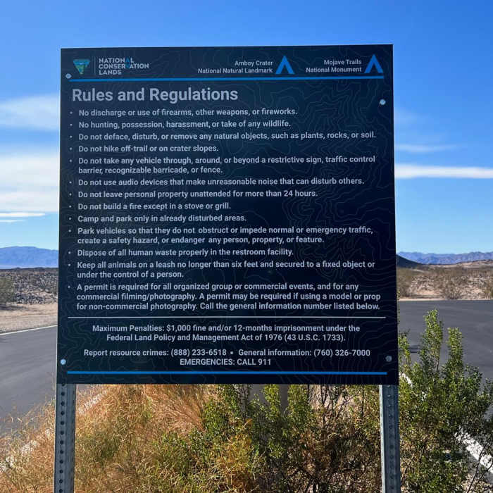 Near Amboy Crater Trail