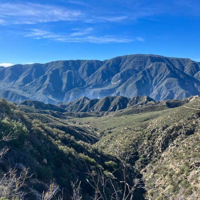 Near Mt. Gleason via Condor Peak Trail