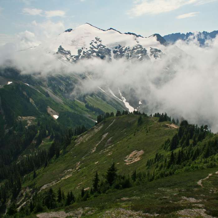 Near Hannegan Peak Trail