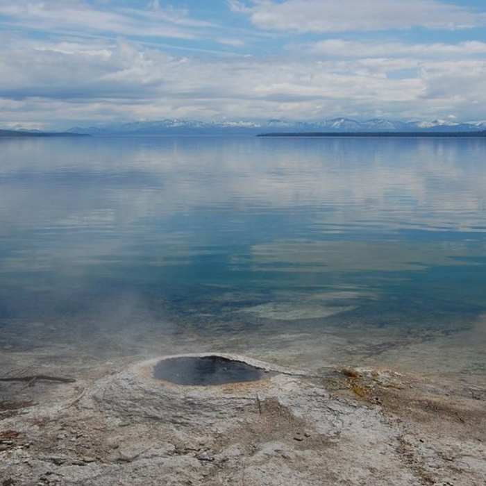 Near West Thumb Geyser Basin Trail