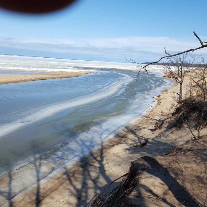 The Pinnebog River. Near Red Trail