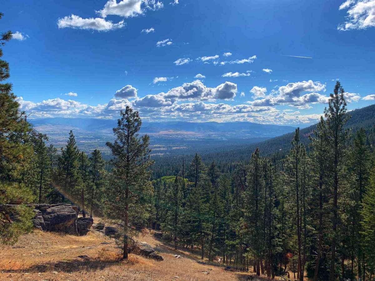 Blodgett Canyon Overlook trail photo
