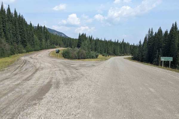 Wintering Mountain Road