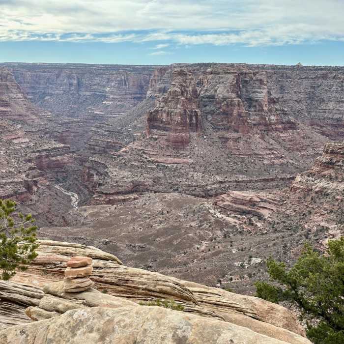 Near Dark Canyon via Sundance Trail