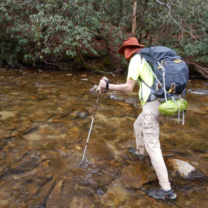 #2 of 11 creek crossings on this trail. Definitely the most fun part. Near Wet'n'Wild Harper Creek Loop