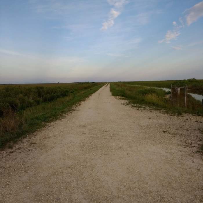 Near Everglades Conservation Levee Greenway
