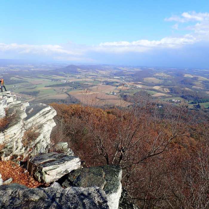 Near Pulpit Rock and The Pinnacle