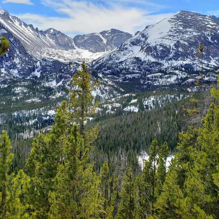 Near Flattop Mountain Trail