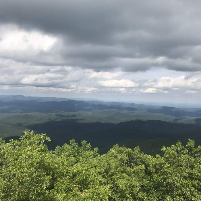 Near Rabun Georgia Half Marathon Hike