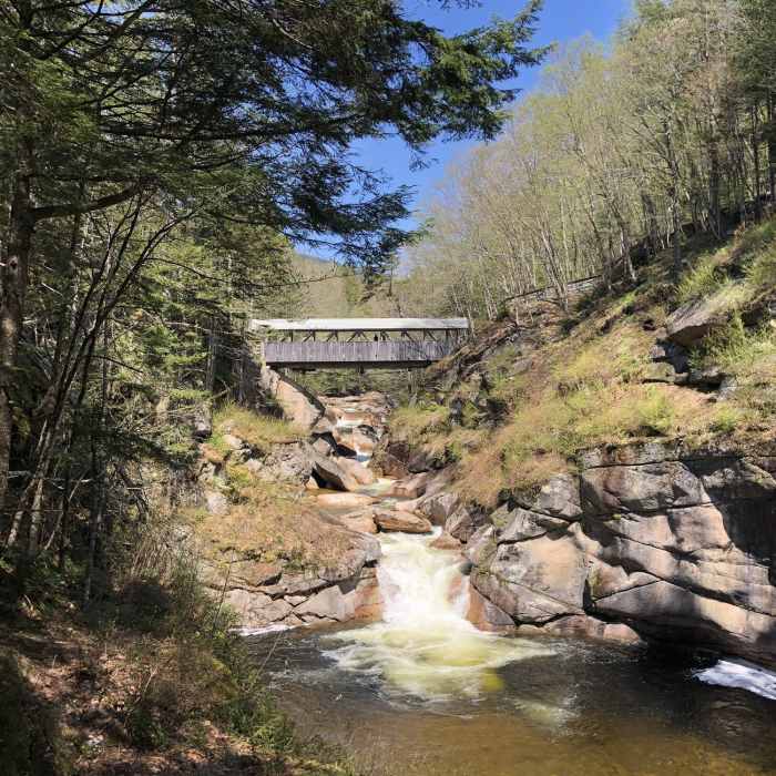Near Franconia Notch State Park Recreational Trail
