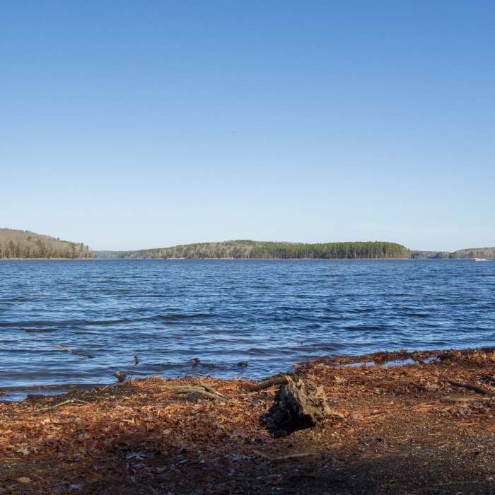 Jordan Lake, from Poe's Ridge Trail Near Poe's Ridge Trail