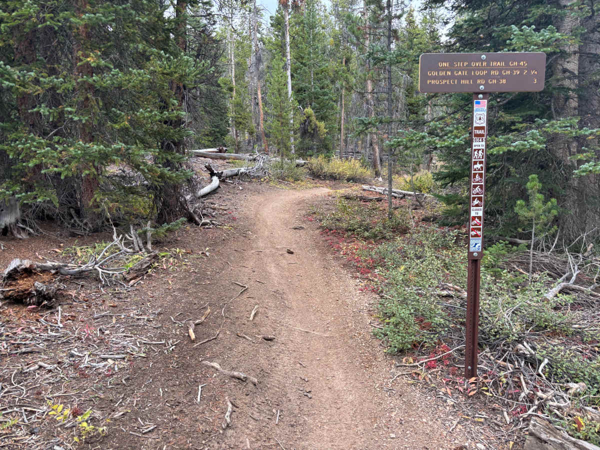 One Step Over trail photo