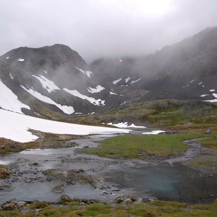 Near Crow Pass / Eagle River Trail - Iditarod National Historic Trail