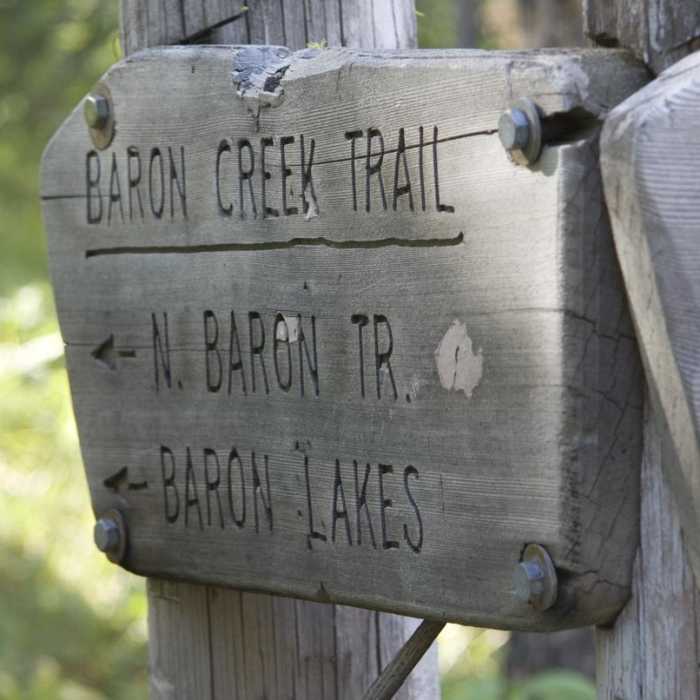 Near Baron Falls + Baron Lakes