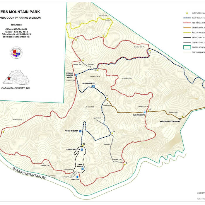 Near Baker's Mountain Park Loop