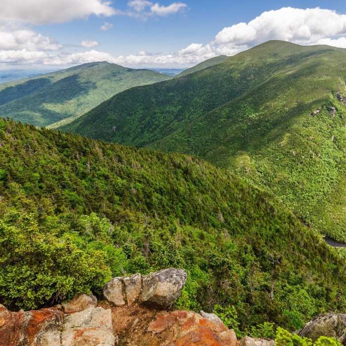 View from the summit of Wildcat Mountain ("A" summit) Near Carter Dome Loop via Bog Brook Trail