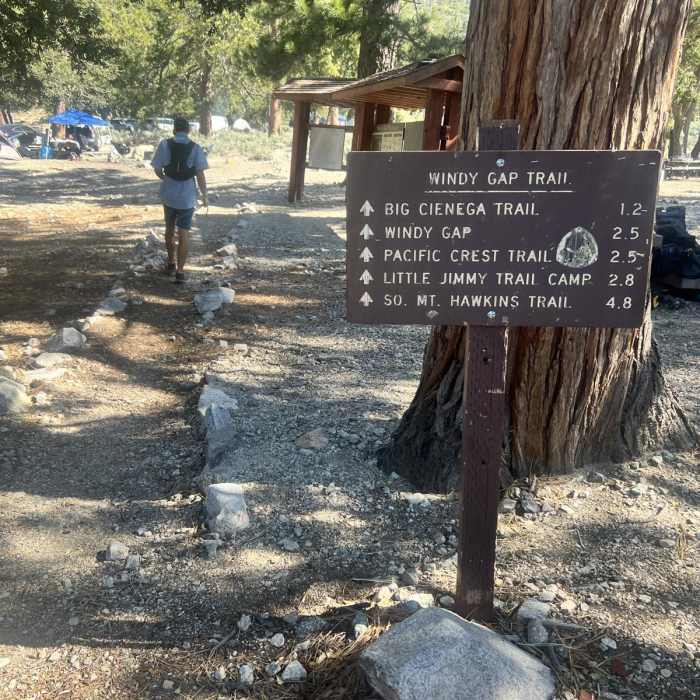 Near Crystal Lake Campground to Copter Ridge