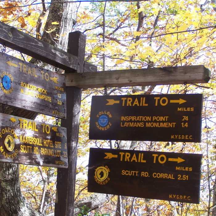 Trail Intersections Near Schutt Road