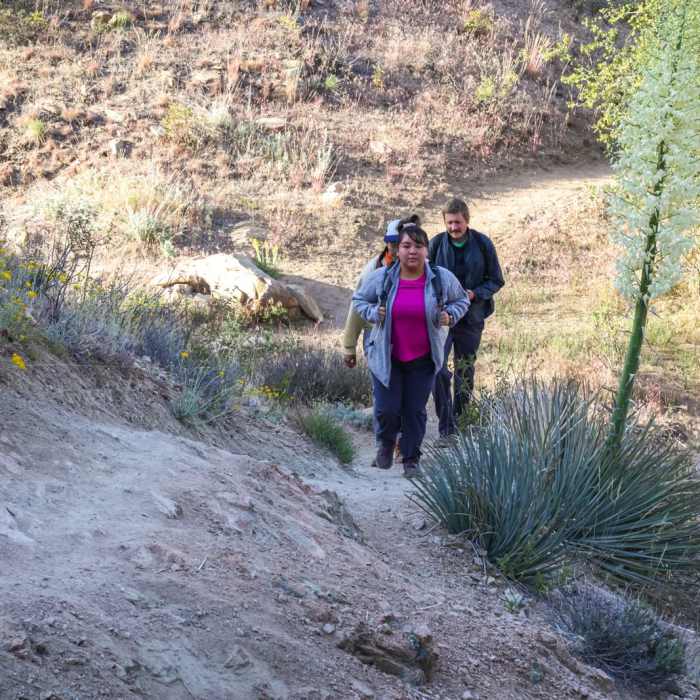 Near Deep Creek Hot Springs via Bradford Ridge Path Near Deep Creek Hot Springs via Bradford Ridge Path