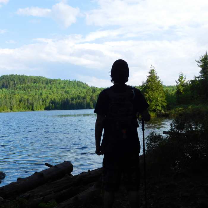 Whale Lake from Eagle Mountain Trail. Near Eagle Mountain