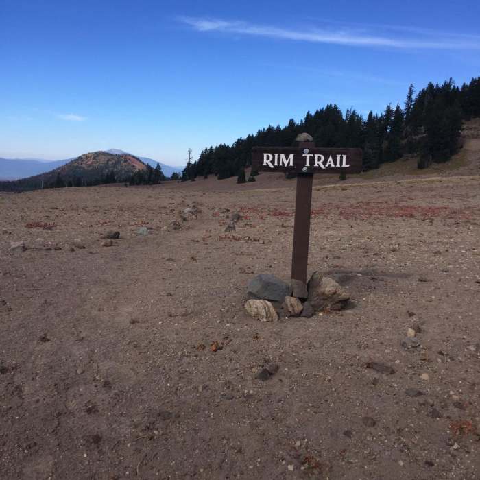 Near Crater Lake Rim Trail