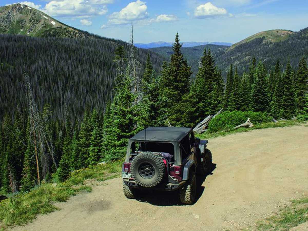 Baker Pass trail photo