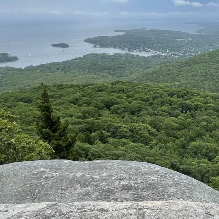 View from top Near Mount Megunticook Out and Back