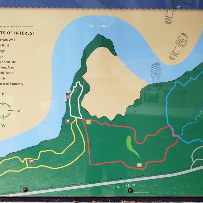 trailhead map Near Blue Trail Alternate