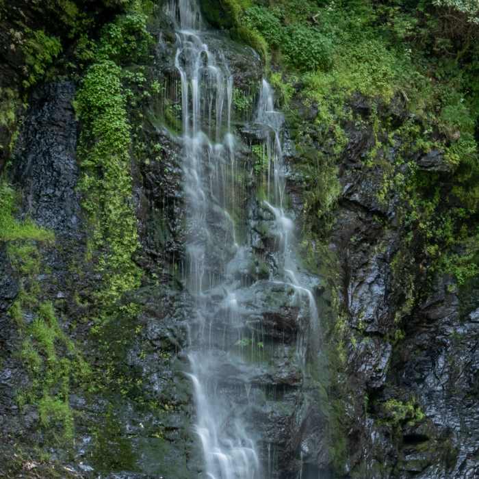 Raymondville Falls, one of the lower falls. Near Raymondskill Creek Trail