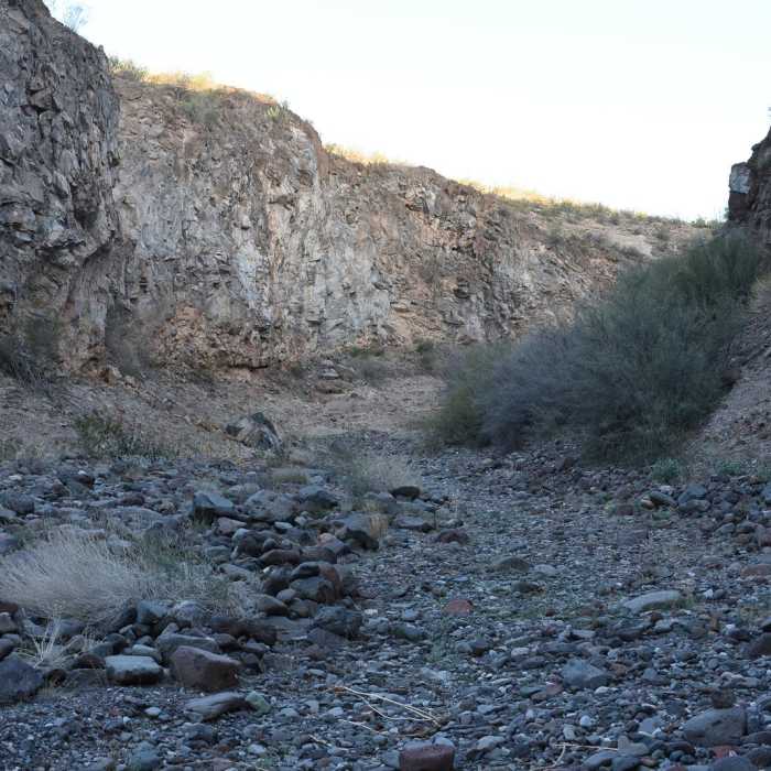 Near Dry Canyon Slot Canyon