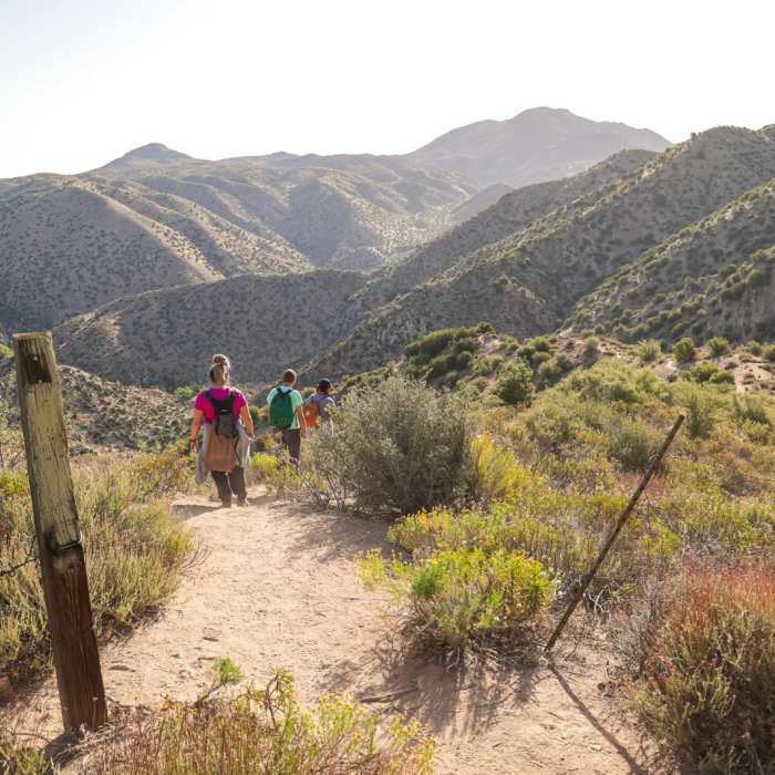 Near Deep Creek Hot Springs via Bradford Ridge Path Near Deep Creek Hot Springs via Bradford Ridge Path