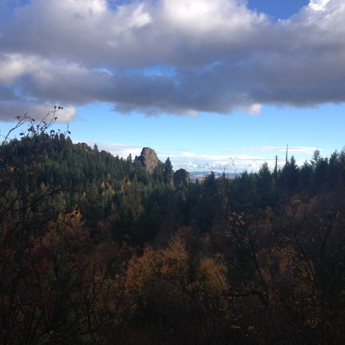 Near Iller Creek & Rocks Of Sharon Loop
