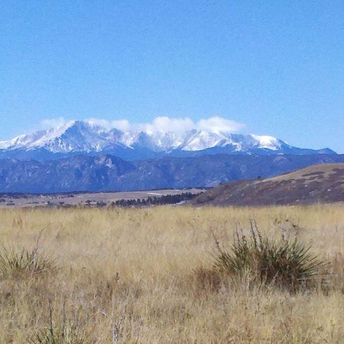 Looking South towards Pikes Peak Near Lincoln Mountain Loop