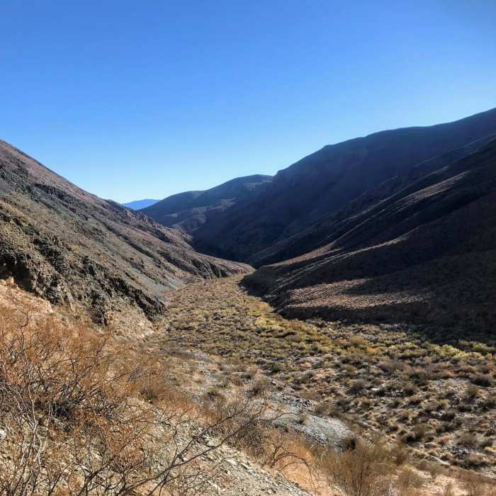 Near Telescope Peak from Hanaupah Canyon