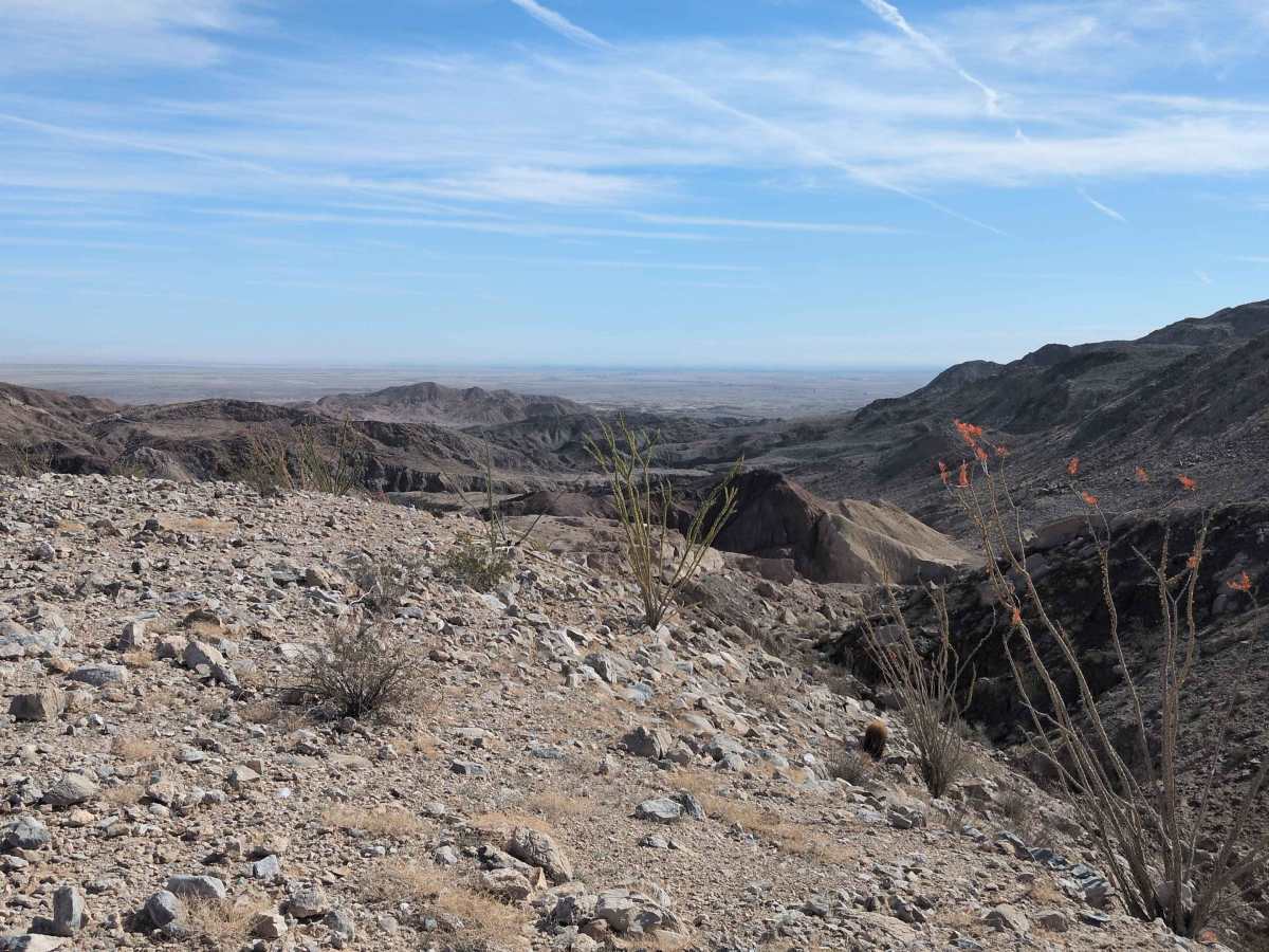 The Painted Rock Gorge - BLM 130 trail photo