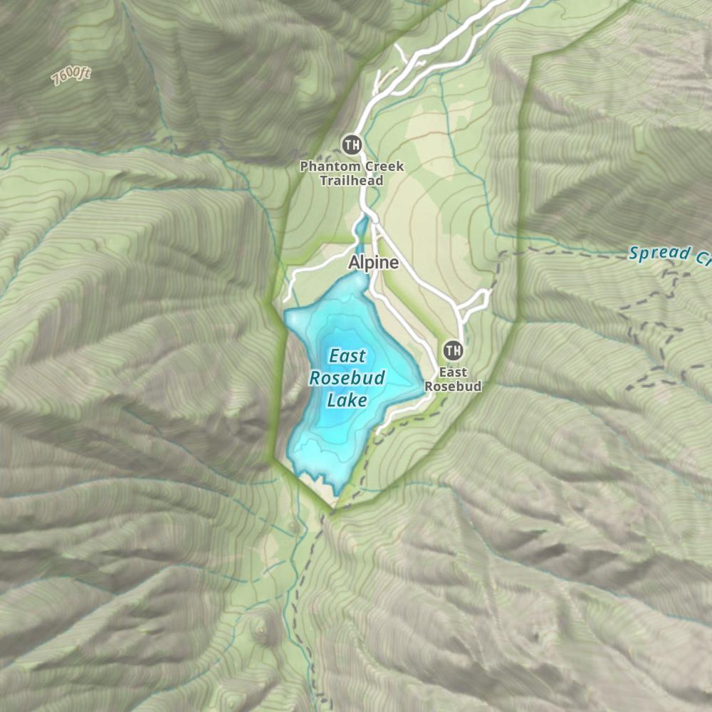 East Rosebud Lake