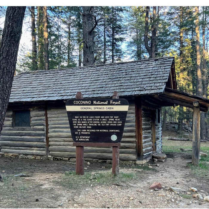 Near Rock Crossing Campground to General Springs Cabin